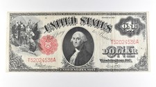 1917 $1 Legal Tender Large Note Red Seal FR#39 *0631