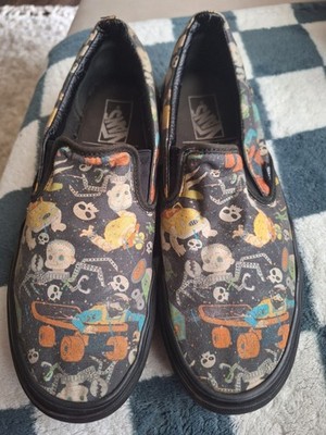 Vans  Disney Toy Story Sid's Mutant Toy Classic Slip-On Shoes Black Men Size 10