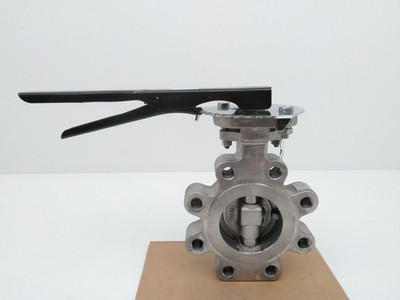 Powell Valves 3072, API 609 Cat. B 3''DBL. Offset Butterfly Valve, Class 300, SS