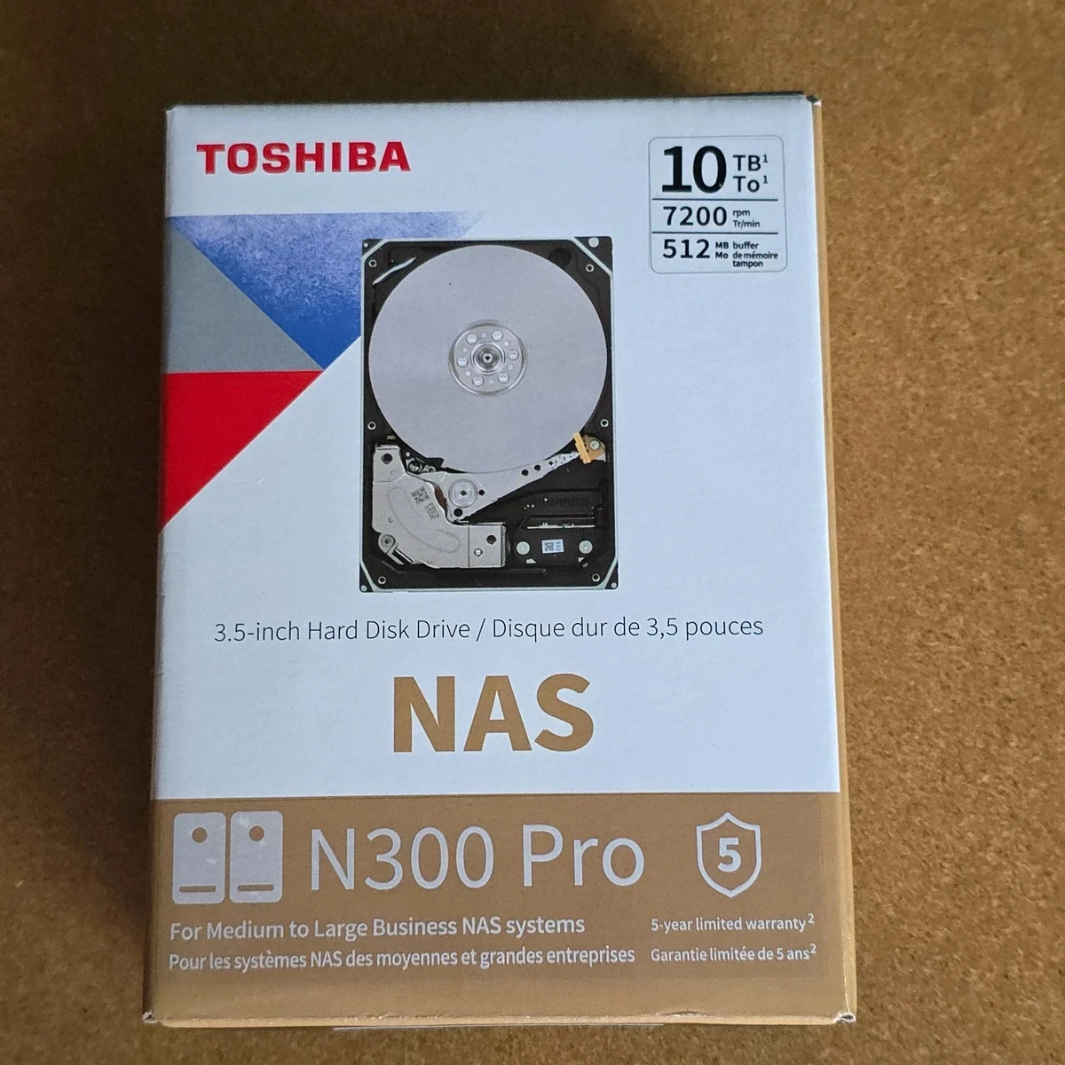 Toshiba Internal Hard Disk Drives 10 TB Storage Capacity for sale