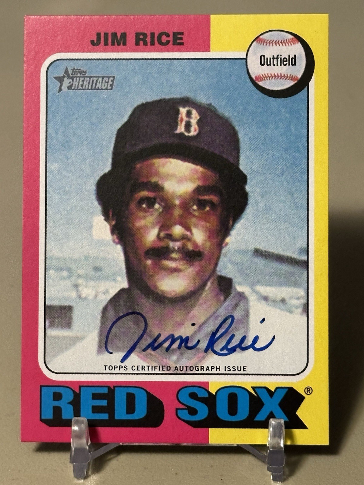 2024 Topps Heritage High Number-Real One Autographs Jim Rice #ROA-JR (AU)