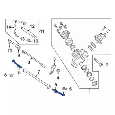Genuine Ford Outer Tie Rod PC3Z-3A131-E