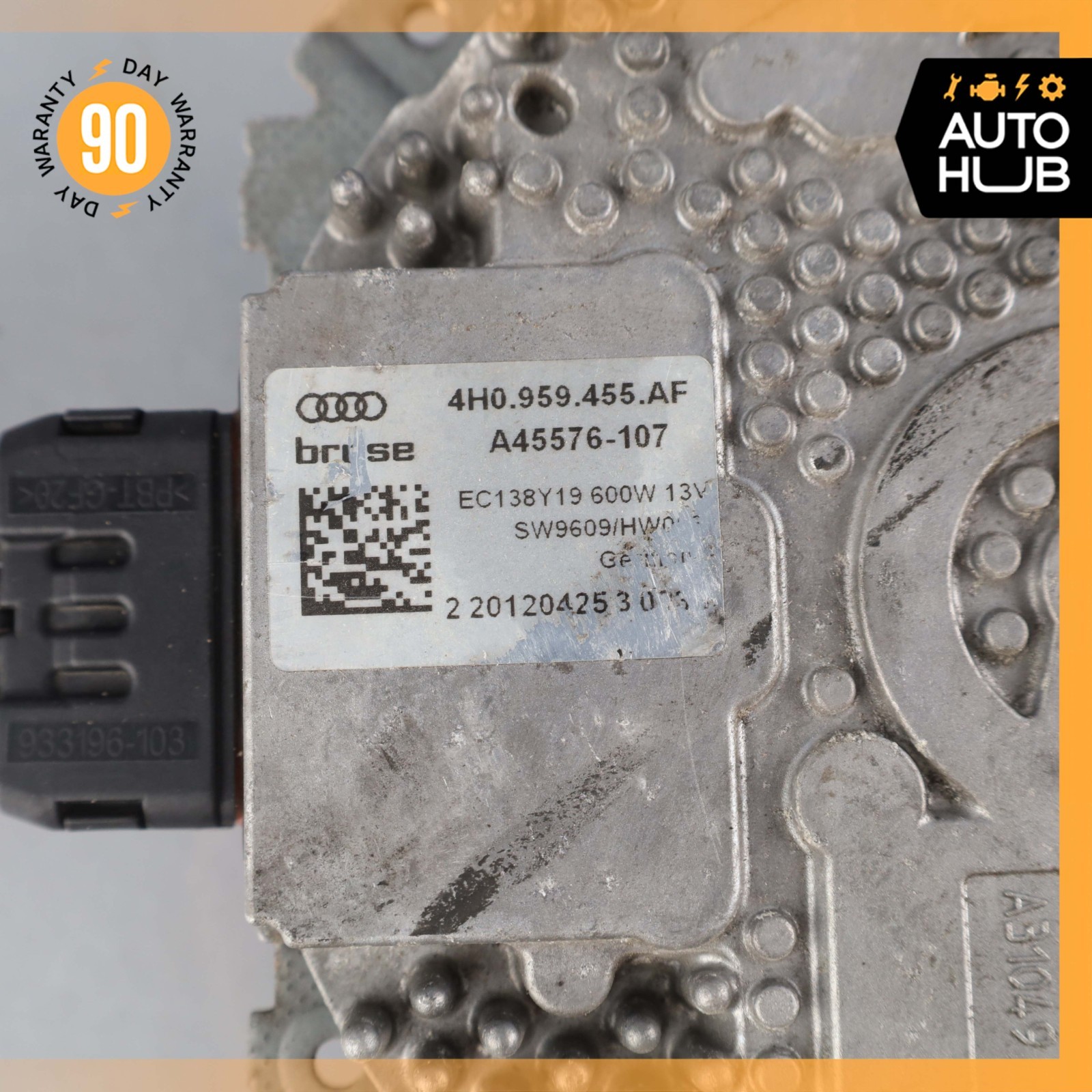13-18 Bentley Continental GT / RS7 4.0L V8 Left Radiator Cooling Fan Motor OEM