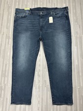 Levi's 512 Slim-Taper Stretch-Fit Premium Mens Size 56 x 32 Gray Denim Jeans 98