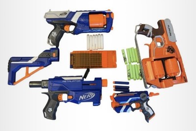 Nerf Bundle (Retaliator, Firestrike, Strongarm und der Flipfury)