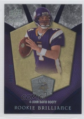 2008 Icons Rookie Brilliance Rainbow Blue 36/250 John David Booty #RB19 RC 00ah