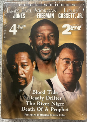  James Earl Jones, Morgan Freeman, 4 Features on 2 DVD's NEW SEALED