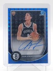 EGOR DEMIN 2025-26 BOWMAN CHROME BLUE GEOMETRIC ROOKIE AUTO /150 NETS Q6633