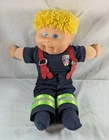 Cabbage Patch Kids Blonde FIREMAN Blue Eyes 2003 Toys R US 20th Anniversary Doll