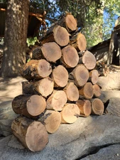 15+ LBS Apple Wood Logs 3~5 1/2”L For Smoking Organic 2 1/2"~4"D BBQ Fire Grill
