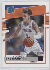 2021 Chronicles Draft Picks Donruss Rated Rookies Purple 15/49 Tre Mann #46 n0c