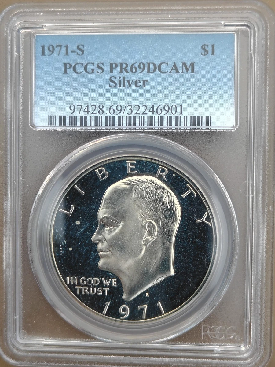 Proof PR 69 Graded 1971 Eisenhower Dollars (1971-1978) for sale | eBay