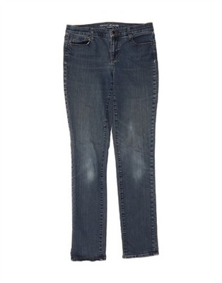 DKNY Damen Soho Skinny Jeans US 8 Medium W32 L33 Blau Baumwolle BX03