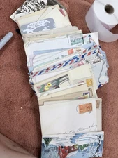 Antique & Vtg Handwritten Letter Lot Several Groups Plus 1885 Postcard