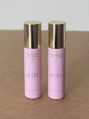 2 X Element Edition II Rose Quartz Eau De Parfum 0.33 fl oz Travel Size