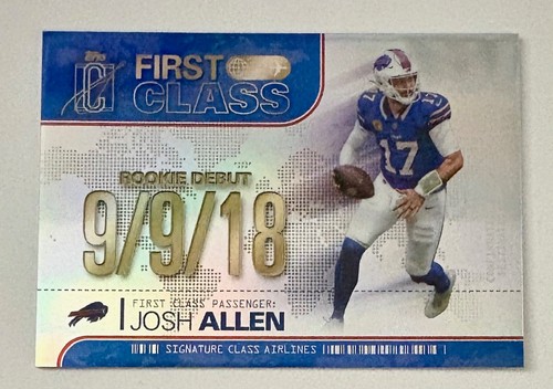 2025 Topps Signature Josh Allen Base (RAW)