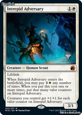 Intrepid Adversary EN [PPMID - 25] - NM TCG MTG