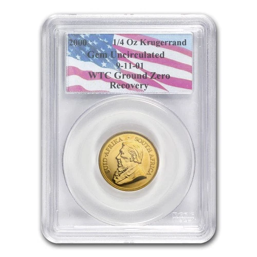 Photo of a 2000 Gold Krugerrand 1/4 oz from an eBay listing that sold on Nov 24, 2025