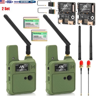 2Set Wio Tracker L1 Meshtastic Node Meshnology Board Bluetooth GPS +Battery+Case