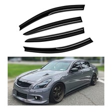 For 2007-2015 Infiniti G25 G35 G37 Q40 JDM Window Visor Rain Guard Deflector US