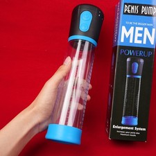 Automatic Male Vacuum Penis Pump Strong Suction Enhancer Enlarger Power Up Men
