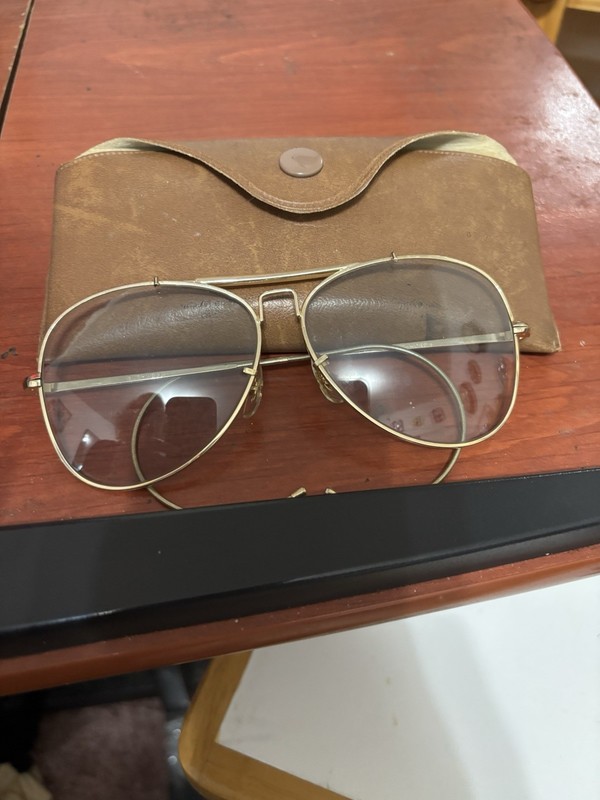Vintage BUSHNELL AVIATOR SHOOTING GLASSES Bausch & Lomb