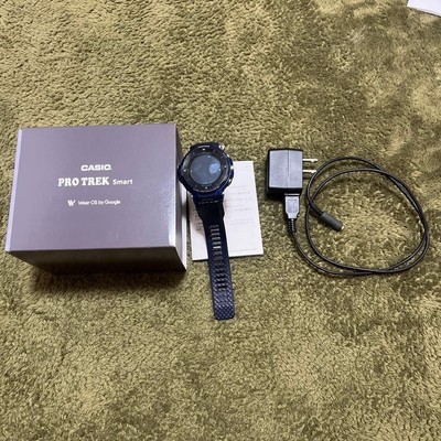 Casio WSD-F30 Smart Watch GPS Wear OS Used from Japan