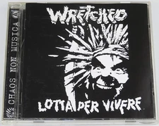 WRETCHED Lotta Per Vivere 44tracks 1996 Compilation Italy Antichrist Dionysus CD