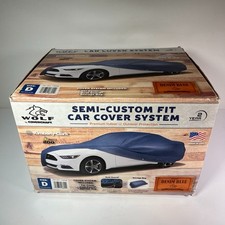 Wolf Covercraft Semi-custom Fit Car Cover System Denim Blue Size D Made In Usa Wolf Covercraft Semi-custom Fit Car Cover System Denim Blue Size D Made In Usa