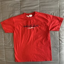 VTG Boys Medium St. Louis Cardinals Embroidered Red Short Sleeve Shirt Antigua