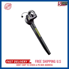 Sun Joe Electric Powered Leaf Blower, 6 Amp Motor & 155 MPH Air Speed, Black