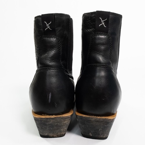 Twisted X Steppin' Out Gore Women's Size US 9B Black Leather Zip Chelsea Boots - Picture 5 of 8