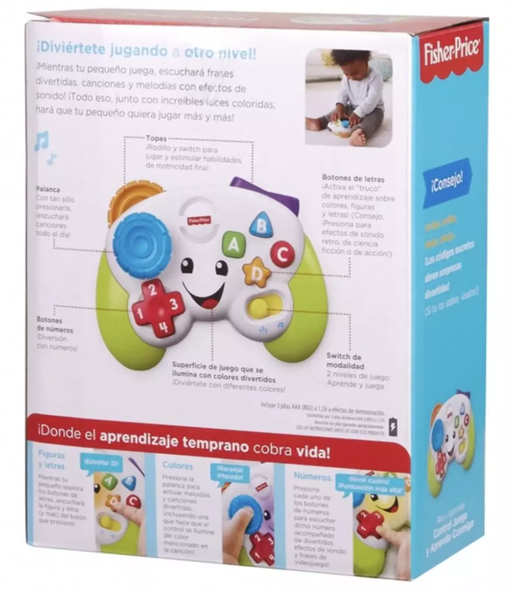 Fisher Price Control Juega y Aprende Conmigo Figuras Colores