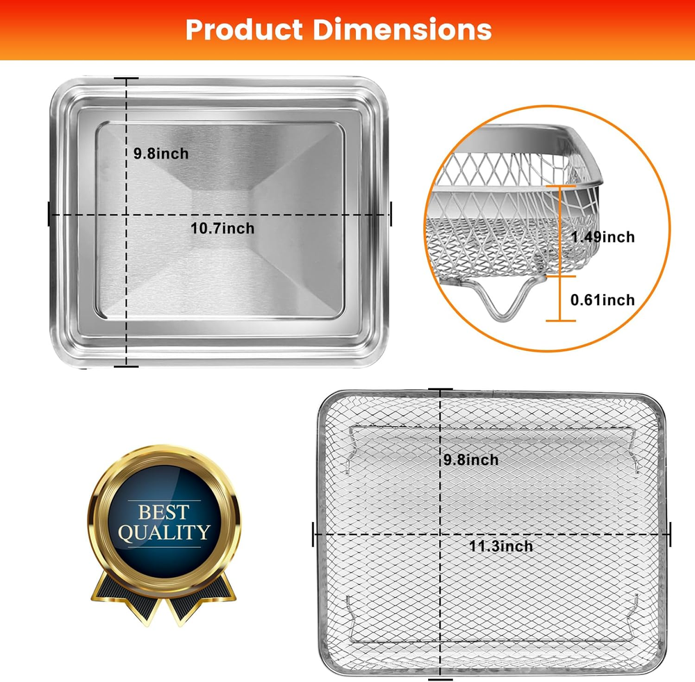 Cuisinart TOA-28 AFR-25 Air Fryer Replacement Tray