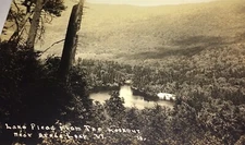 Antique Lake Plead, Bread Loaf Vermont Landscape Real Photo Postcard! RPPC! US!