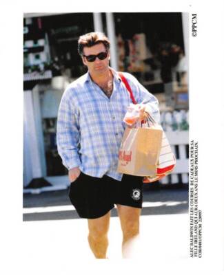Pressefoto.ALE10929.26x18 cm ca.Alec Baldwin.Rennen für seine Tochter