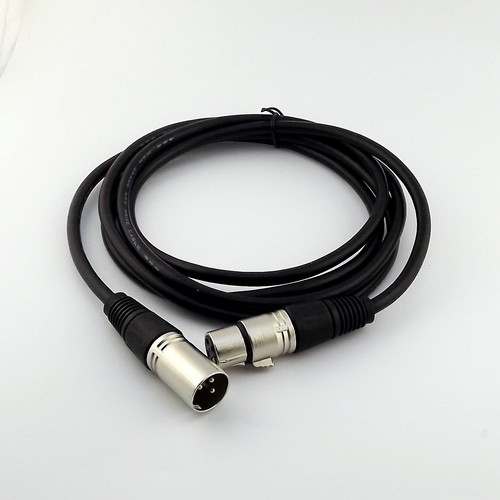 XLR 3 Pin Male to Female Shielded Powered Speaker Audio Microphone Mic AV Cable - Picture 7 of 9