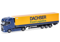 Herpa 318099 Daf Xg+ Gardinenplanensattelzug Dachser Intelligent Logistics 1:87