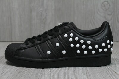 56 Adidas Originals Superstar Studded Spikes Black Shoes