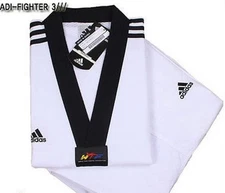 Adidas ADI-FIGHTER NEW 3-STRIPE Taekwondo Uniform (Dobok) TKD Tae Kwon Do