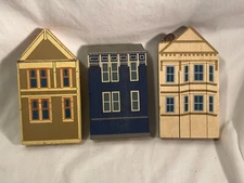 The Cats Meow Painted Ladies Series 1988 Retired Set of 3 Elizabeth Amanda Iris