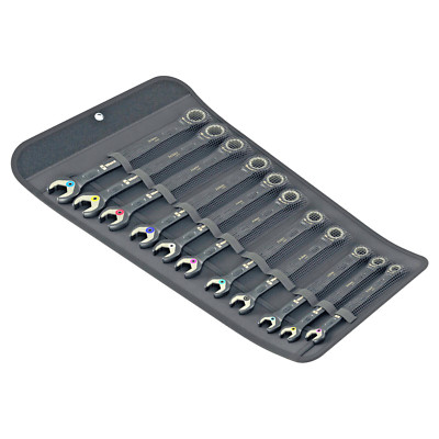 Wera 05020017001 BK - JOKER Combo Ratcheting Wrench 11PC Metric  Limited Edition