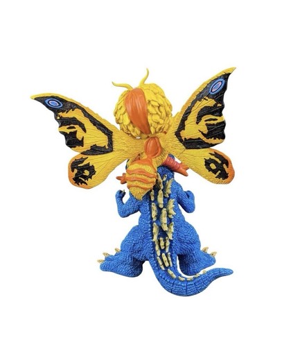 Figura Cookiezilla vs Bigmoth Azul 12" de Gabriel Márquez Godzilla Plaza Sésamo - Imagen 5 de 8