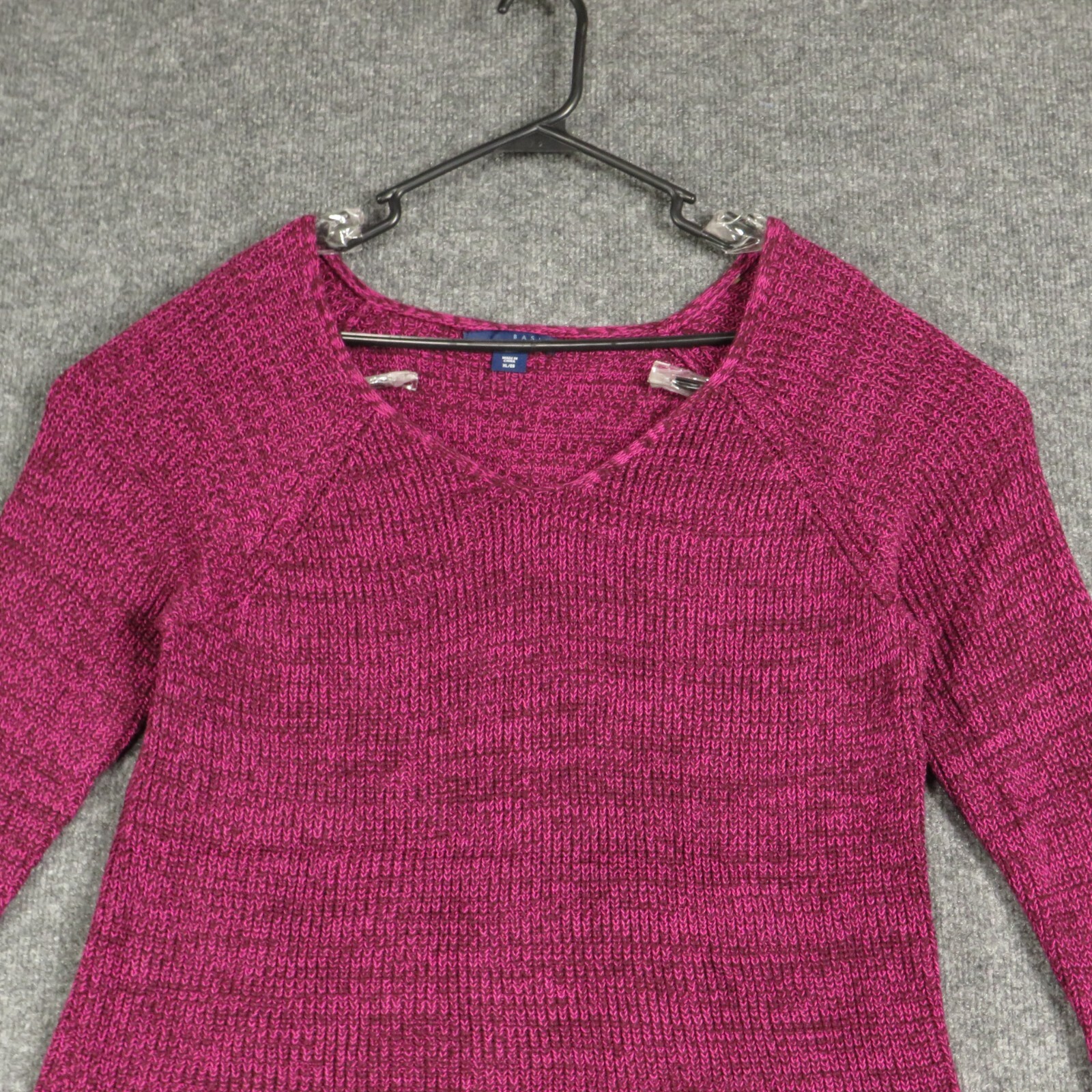 Basic Editions Sweater Womens Extra Large Purple … - image 2