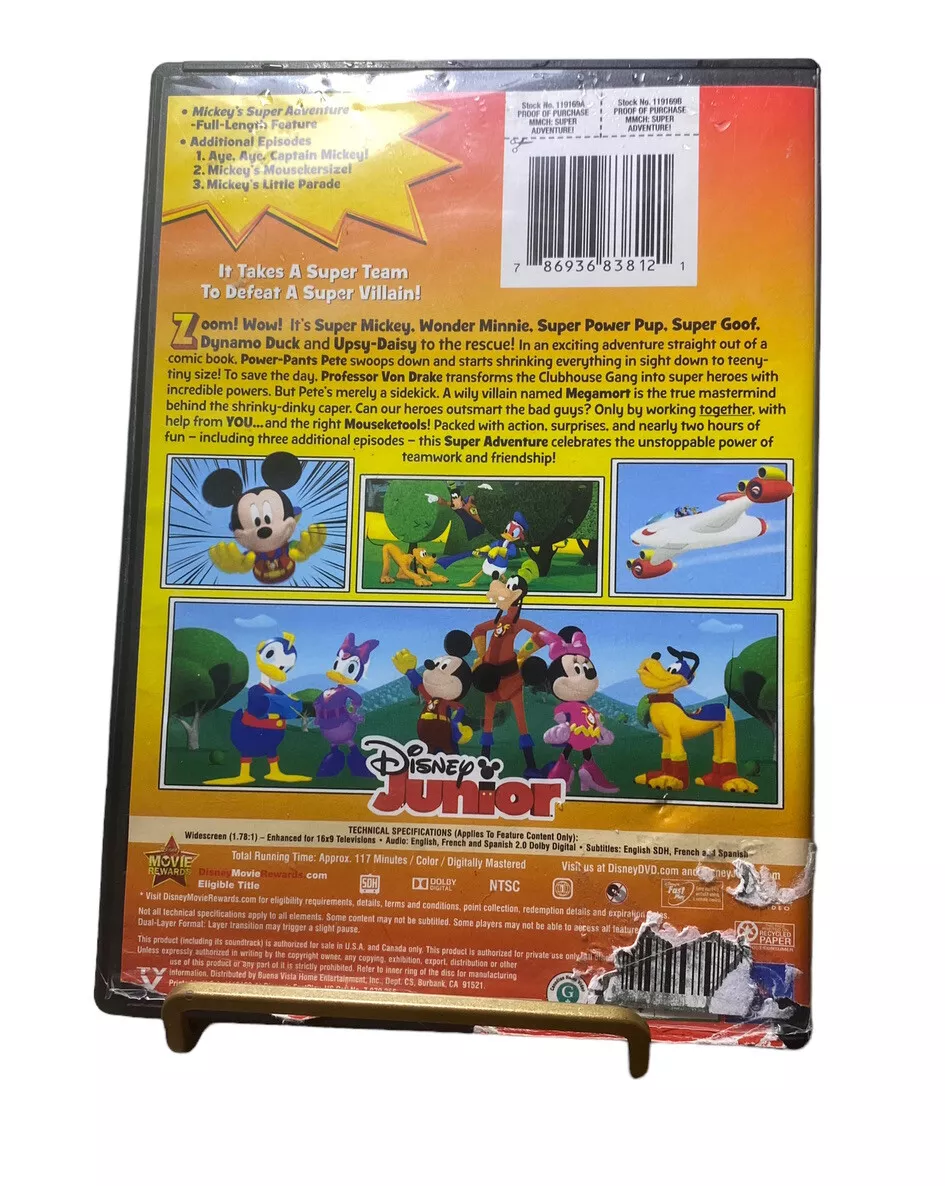 Mickey Mouse Clubhouse: Super Adventure (DVD, 2013) for sale online