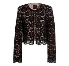 PINKO Damen Spitzenjacke Quilmes Spencer Farbe schwarz