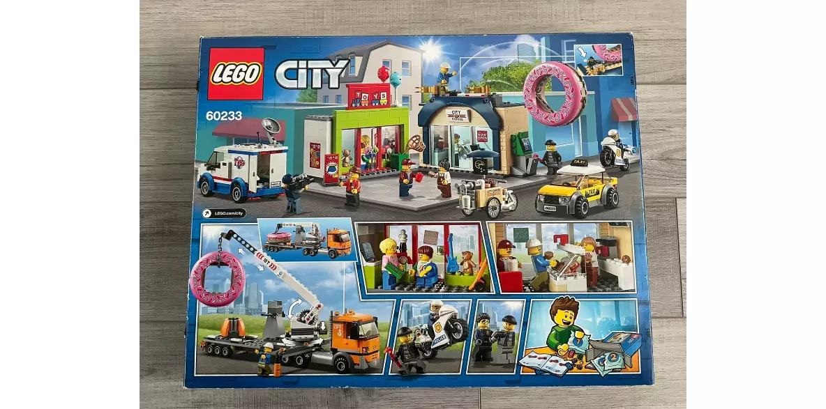 LEGO City Donut Shop Opening 60233 Building Kit 790 Pcs Gift Retired Lego Set