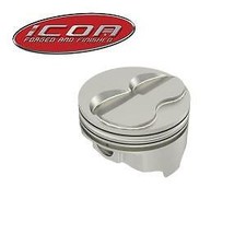 Ic752.060 - Icon Forged Piston - Chevy 400 Rod 5.700 Solid Dome -6.3cc 2v