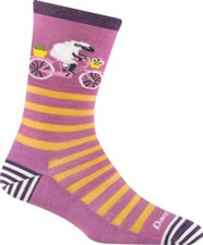 Darn Tough 6037 Lilac Women's Animal Haus Crew Lightweight Lifestyle Sock Dog Sh