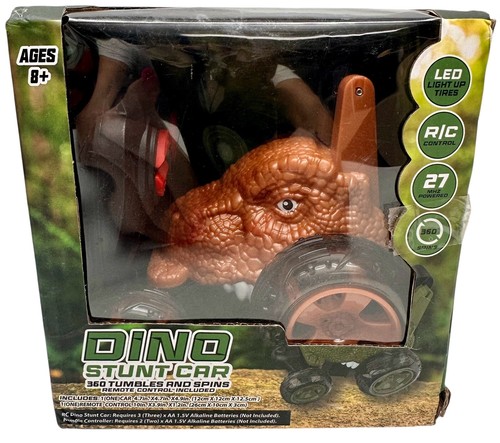 Dinosaur Car Toy Light-up Spraying Dino Truck 360 Degrees Rotating Stunt Car,BH - Picture 2 of 9